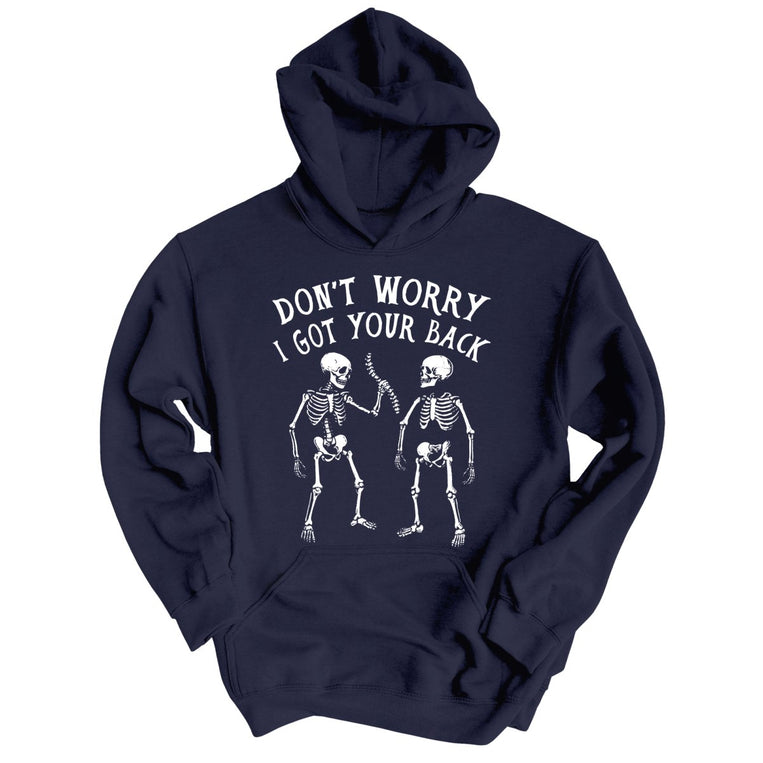 I Got Your Back Graphic Hoodie - Classic Navy