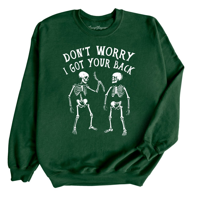 I Got Your Back Graphic Sweatshirt - Forest