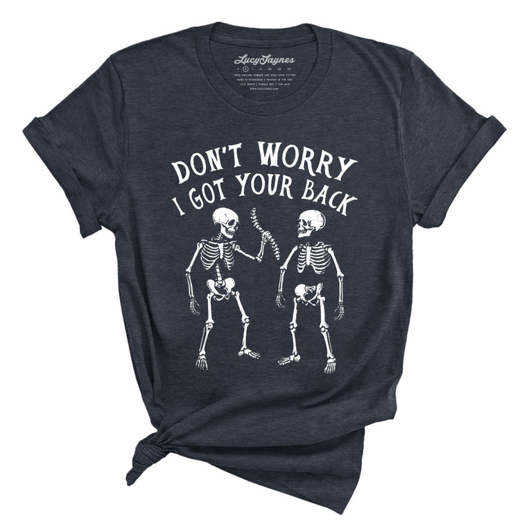 I Got Your Back Graphic Tee - Heather Midnight Navy