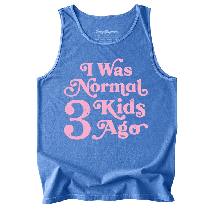 I Was Normal 3 Kids Ago Comfort Colors Tank Top