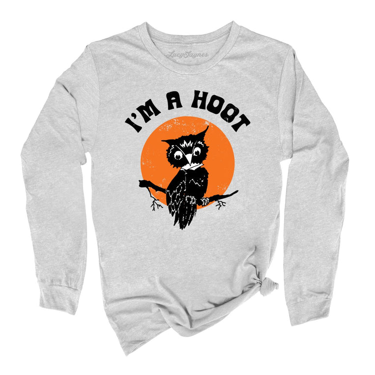 I'm a Hoot Graphic Long Sleeve Tee - Athletic Heather