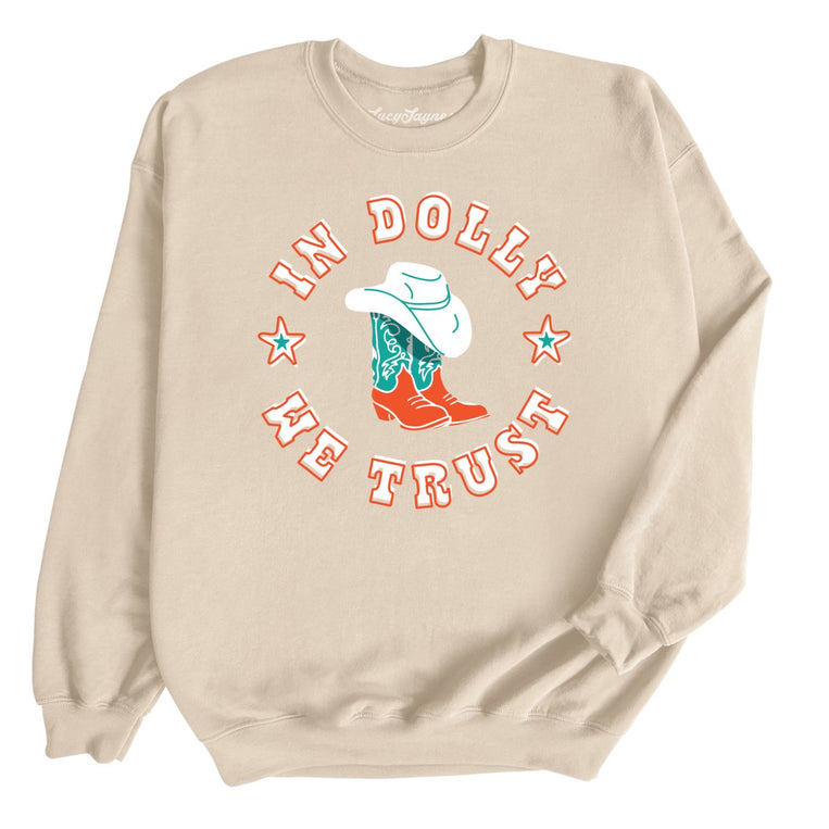 In Dolly We Trust Graphic Sweatshirt