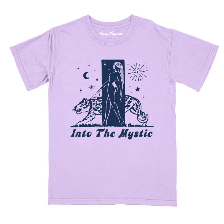 Into The Mystic Comfort Colors Graphic Tee - Orchid