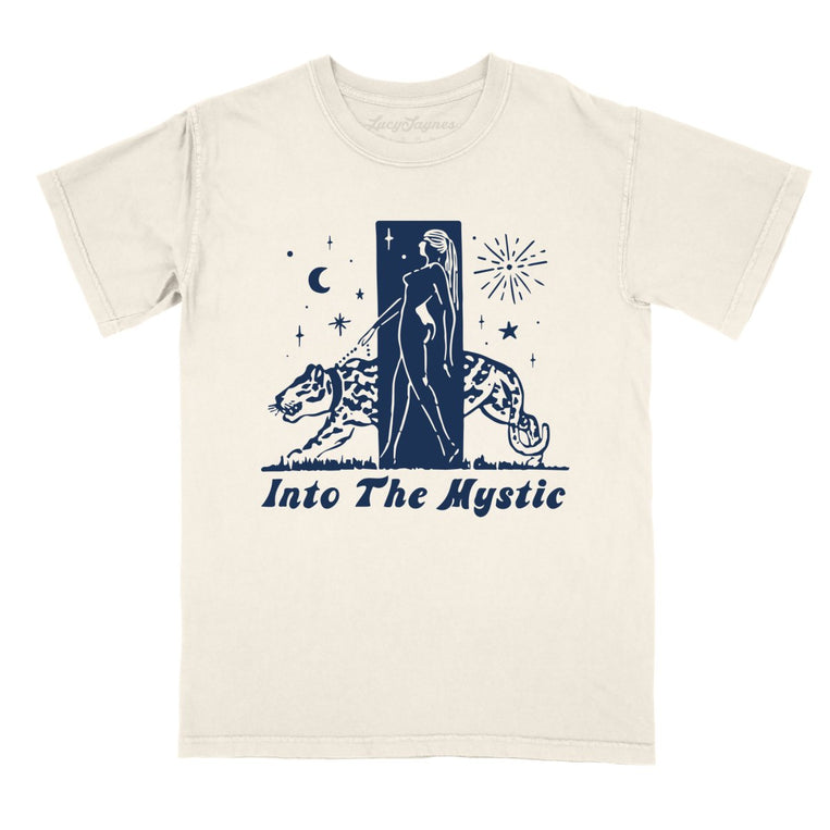 Into The Mystic Comfort Colors Graphic Tee - Ivory