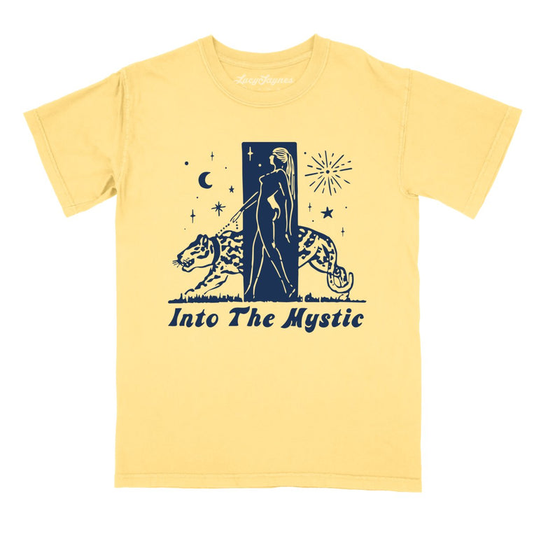 Into The Mystic Comfort Colors Graphic Tee - Butter