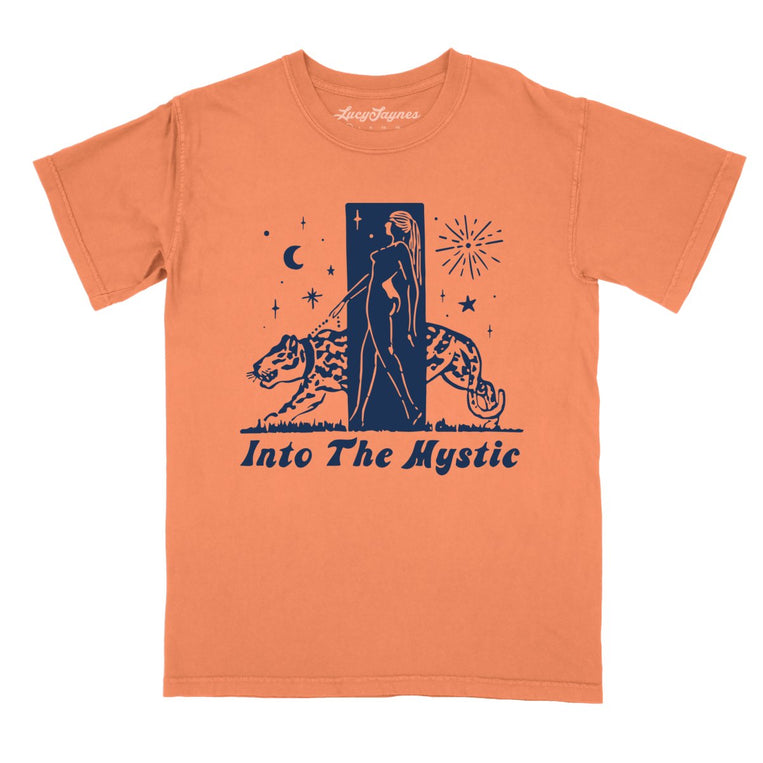 Into The Mystic Comfort Colors Graphic Tee - Terracotta