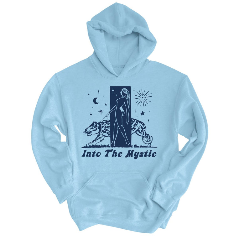 Into The Mystic Graphic Hoodie - Light Blue