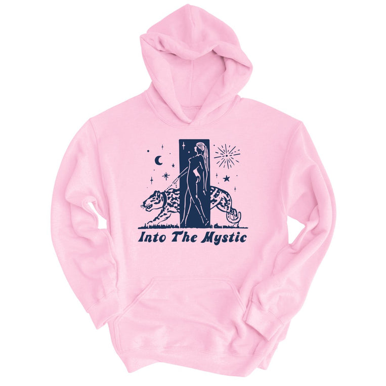 Into The Mystic Graphic Hoodie - Light Pink