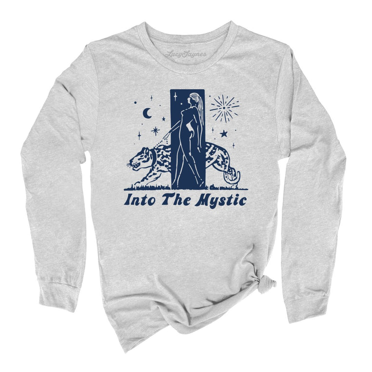 Into The Mystic Graphic Long Sleeve Tee - Athletic Heather