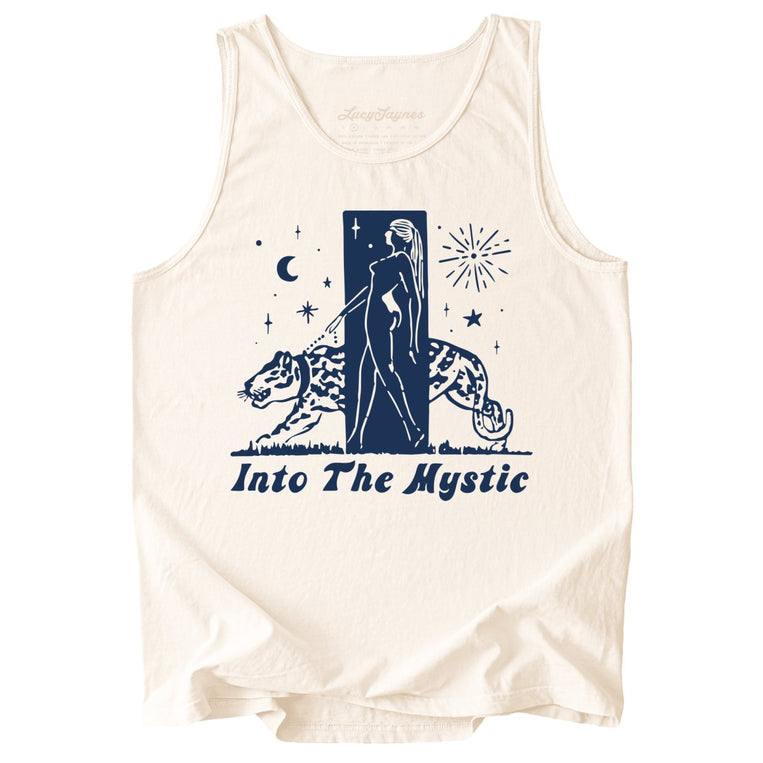 Into The Mystic Comfort Colors Graphic Tank Top - Ivory