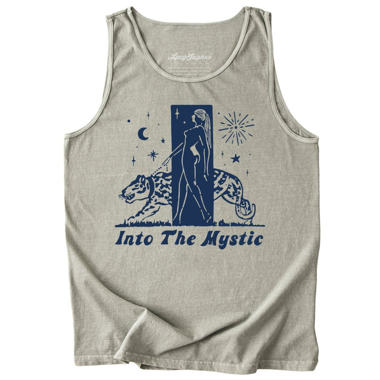 Into The Mystic Comfort Colors Graphic Tank Top - Sandstone
