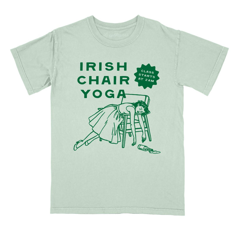 Irish Chair Yoga Comfort Colors Graphic Tee