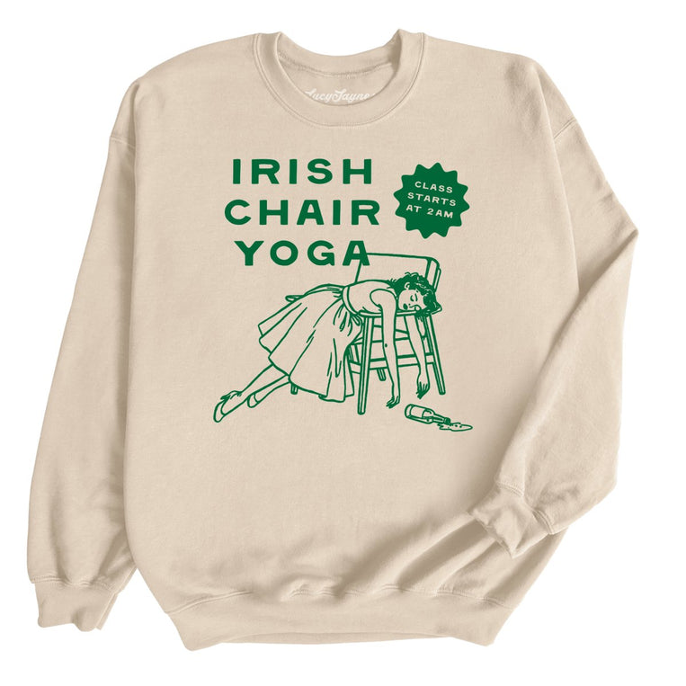 Irish Chair Yoga Graphic Sweatshirt