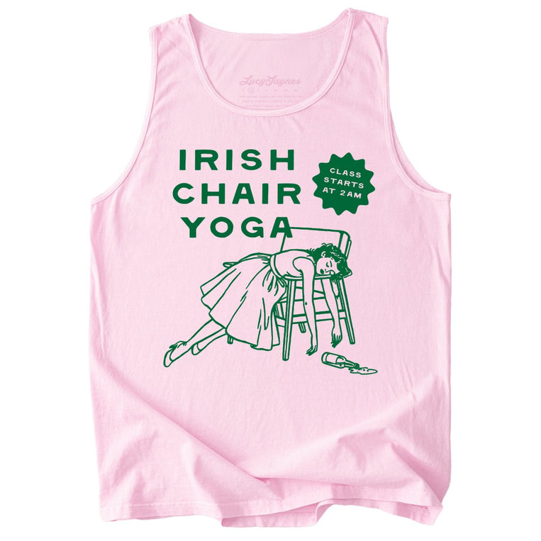 Irish Chair Yoga Comfort Colors Graphic Tank Top - Blossom