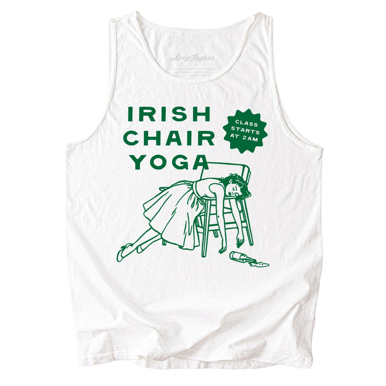 Irish Chair Yoga Comfort Colors Graphic Tank Top
