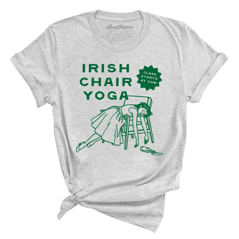 Irish Chair Yoga Graphic Tee - Athletic Heather