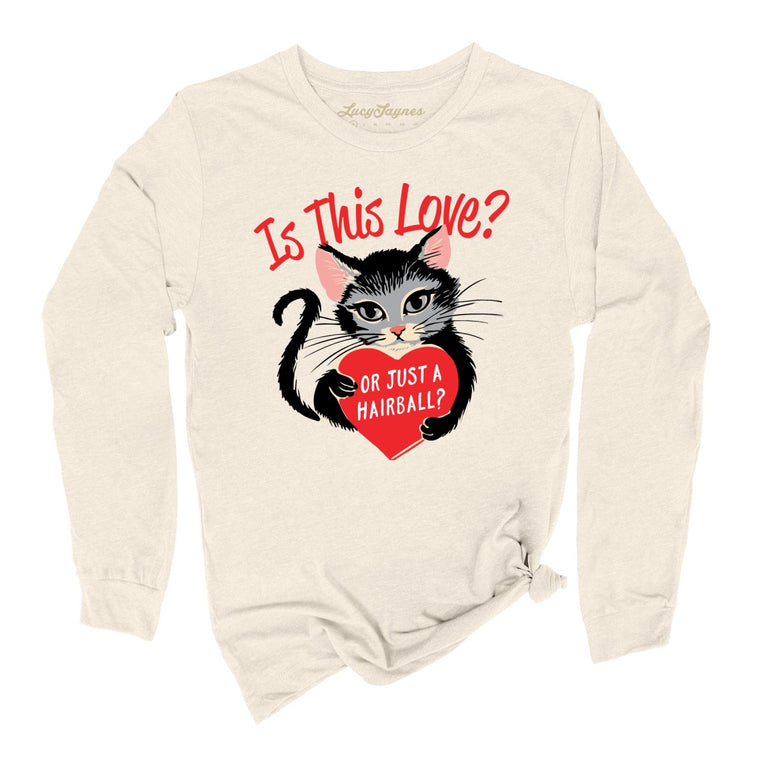Is This Love Graphic Long Sleeve Tee - Natural