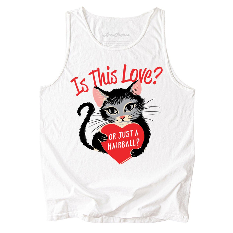 Is This Love Comfort Colors Graphic Tank Top - White