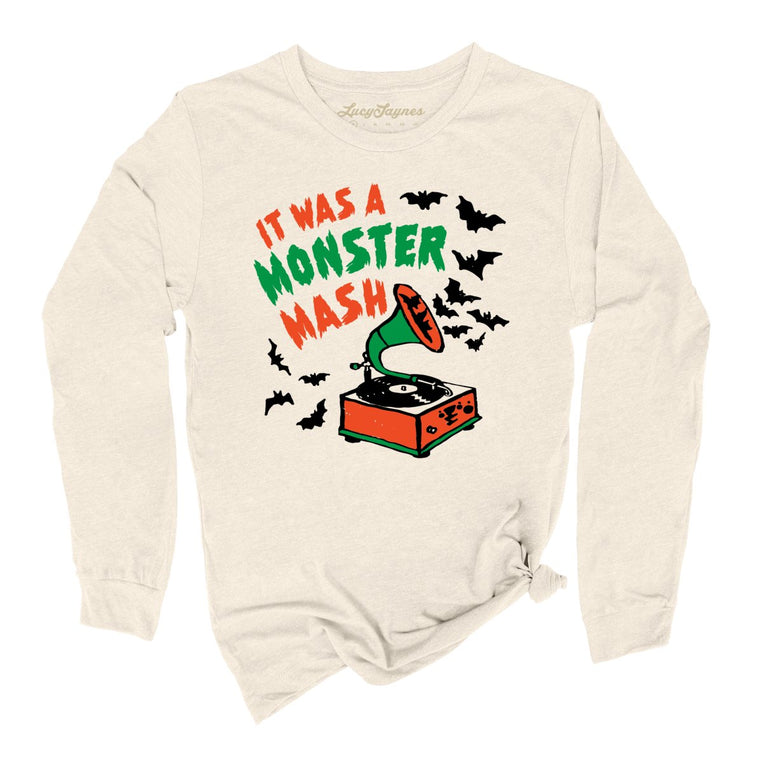 It Was A Monster Mash Graphic Long Sleeve Tee