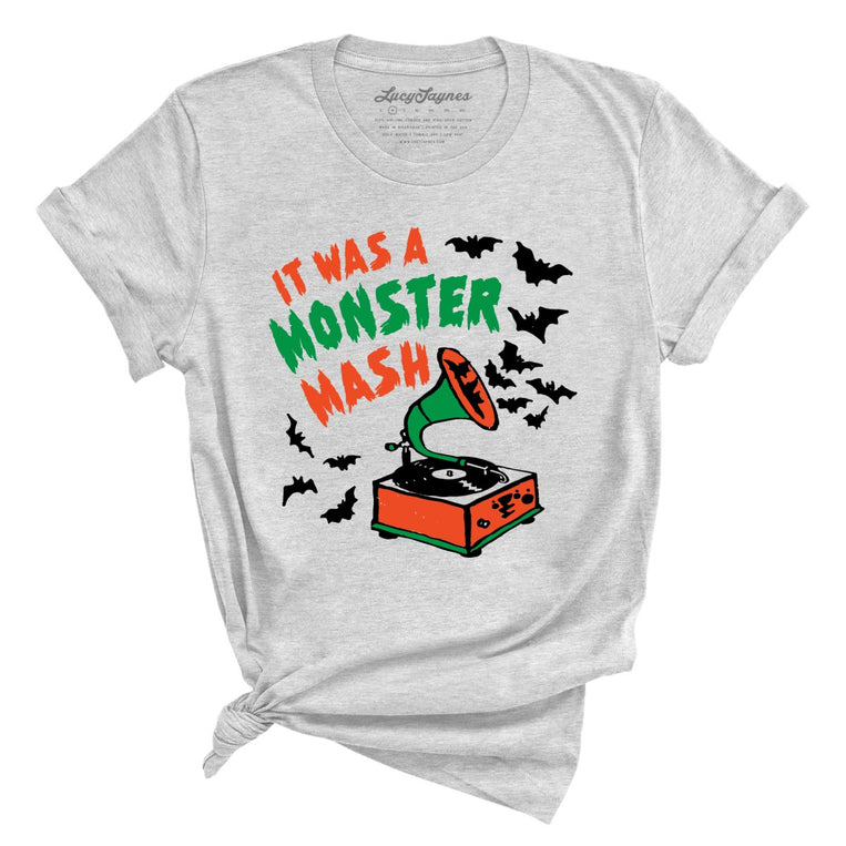 It Was A Monster Mash Graphic Tee - Athletic Heather