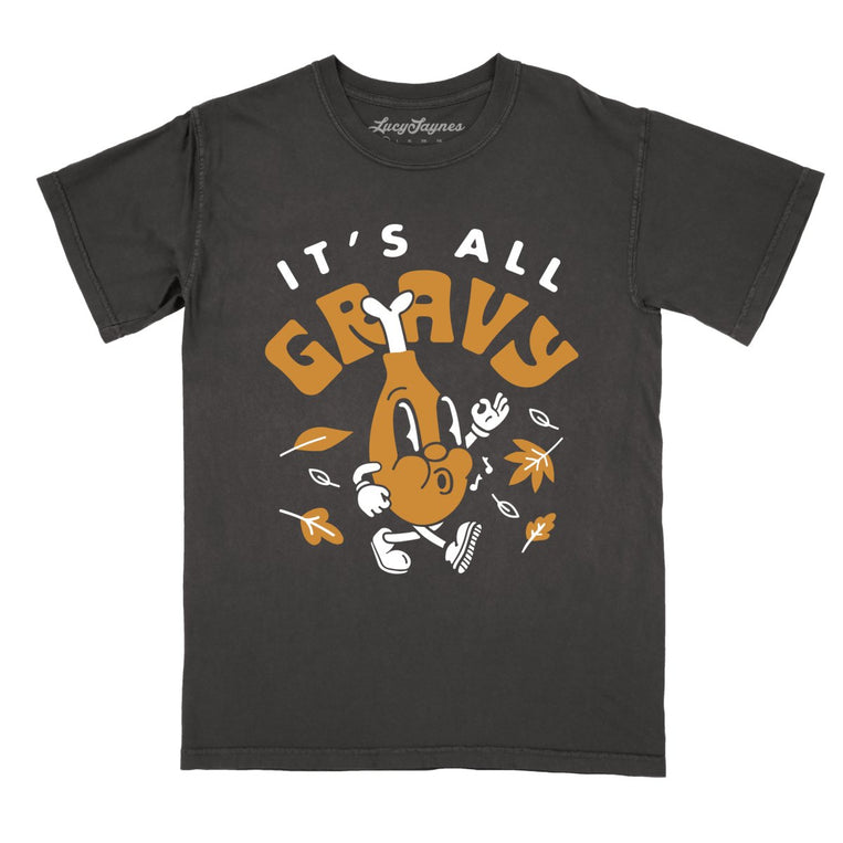 It's All Gravy Comfort Colors Graphic Tee - Pepper