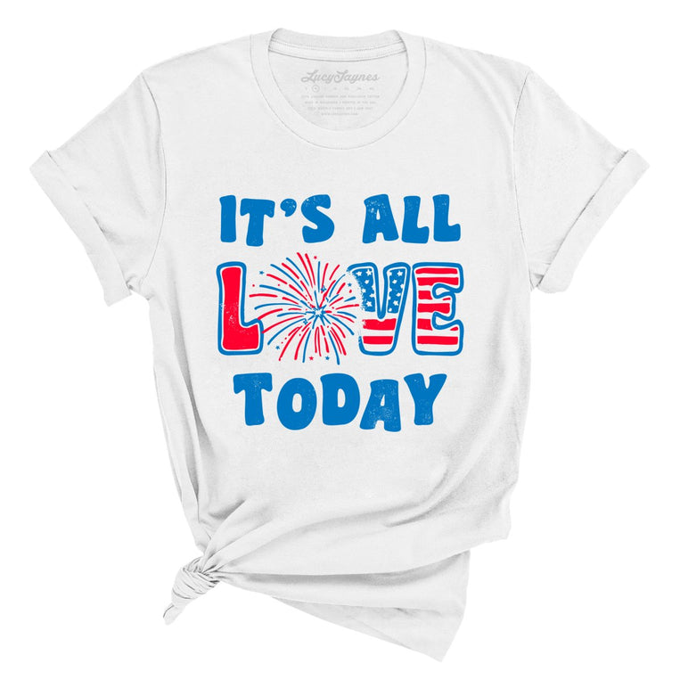 It's All Love Today Graphic Tee - White