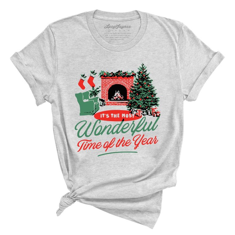 It's The Most Wonderful Time Of The Year Graphic Tee - Athletic Heather