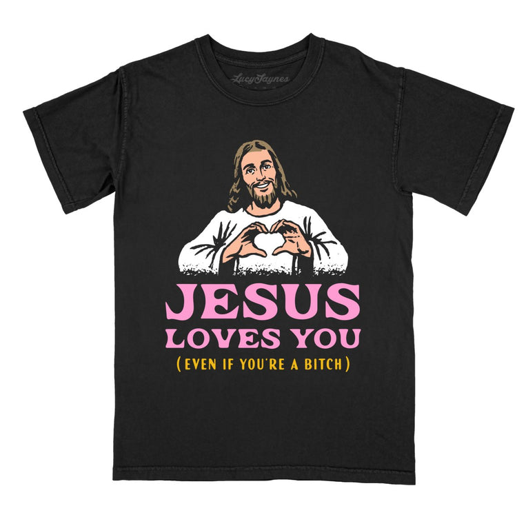 Jesus Loves You Comfort Colors Graphic Tee