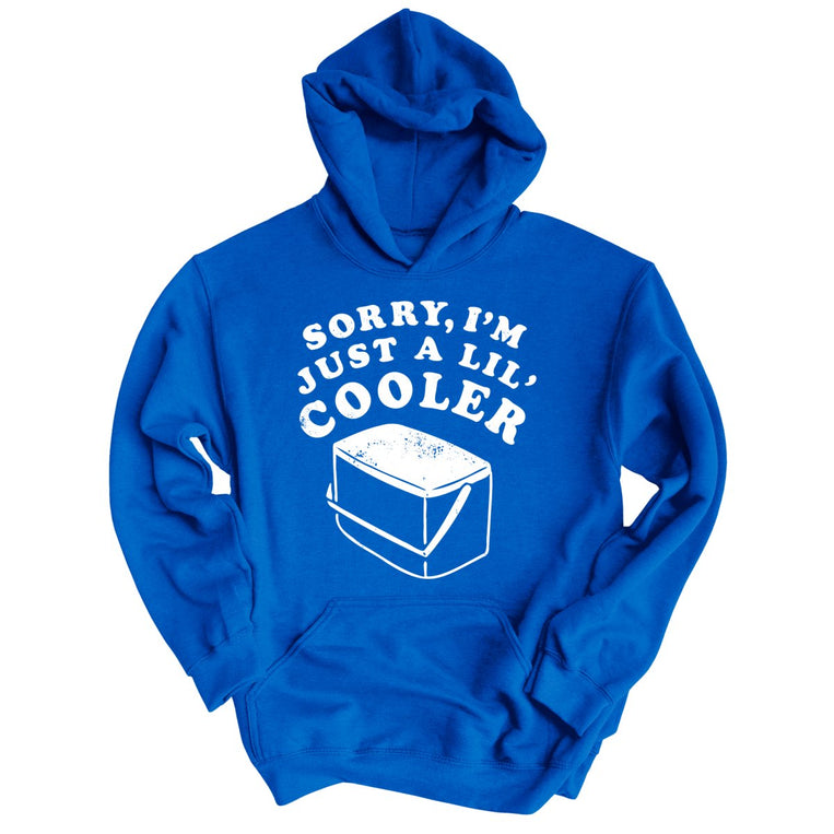 Just A Lil' Cooler Graphic Hoodie - Royal