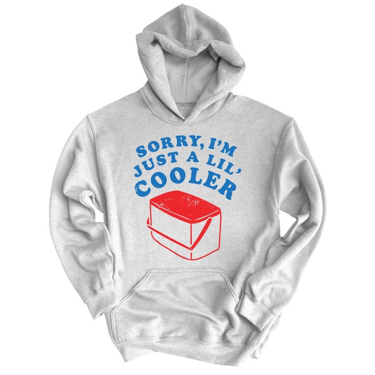Just A Lil' Cooler Graphic Hoodie - Grey Heather