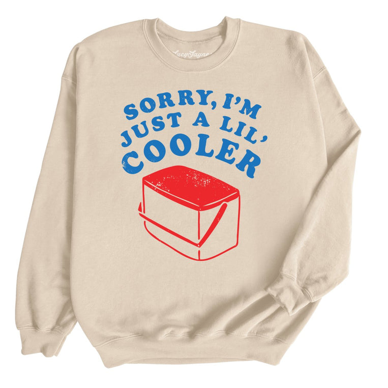 Just A Lil' Cooler Graphic Sweatshirt - Sand