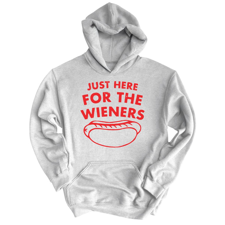 Just Here For The Wieners Graphic Hoodie