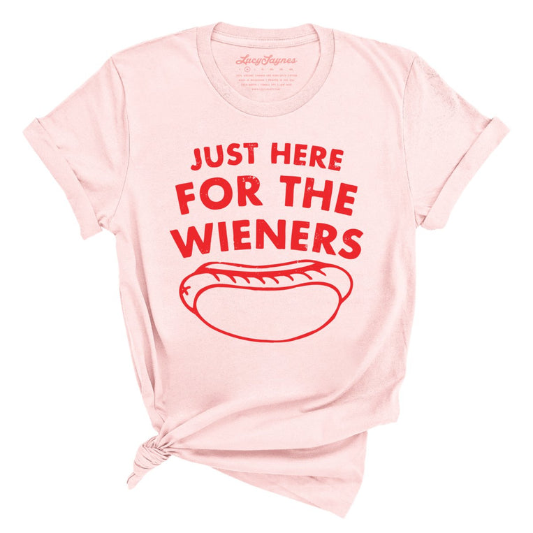 Just Here For The Wieners Graphic Tee