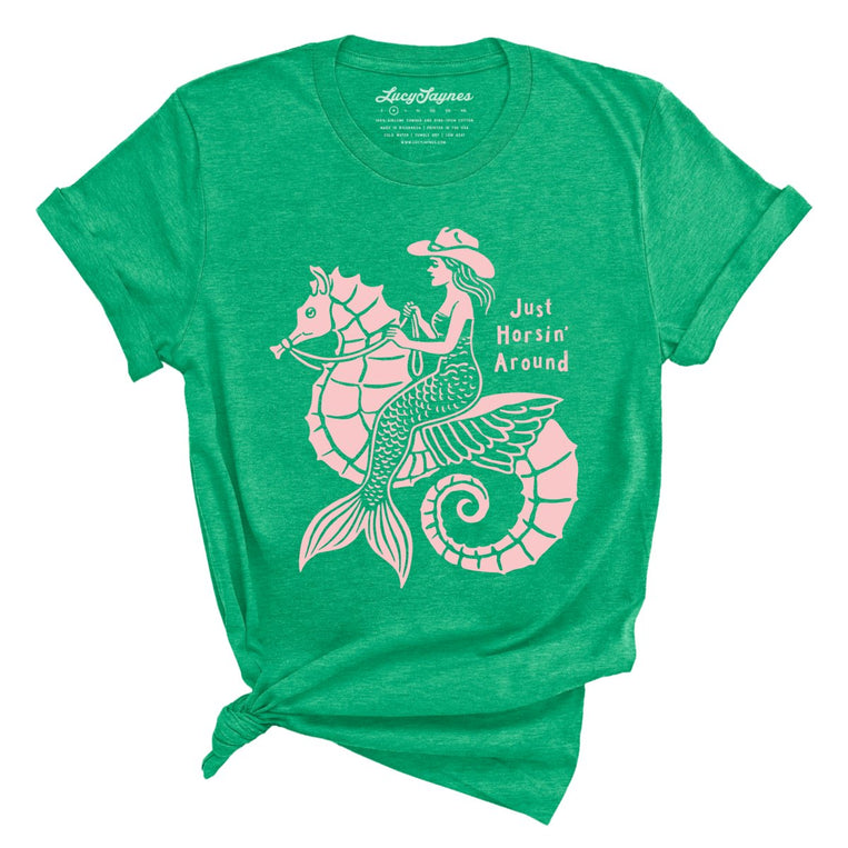 Just Horsin' Around Graphic Tee - Heather Kelly