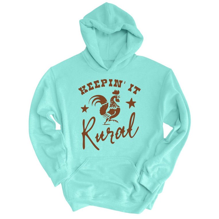 Keepin' it Rural Graphic Hoodie - Mint