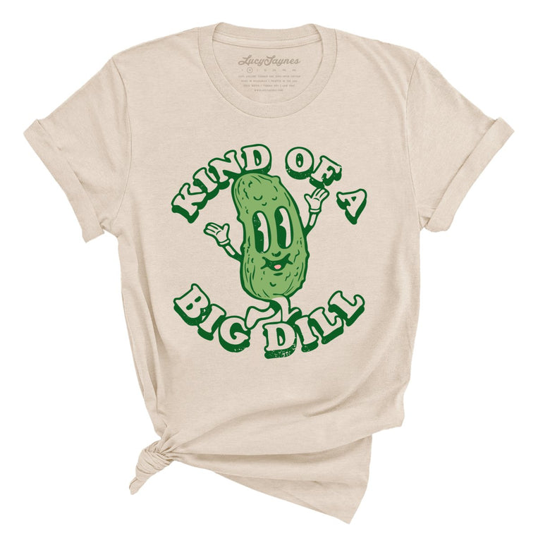 Kind Of A Big Dill Graphic Tee - Soft Cream