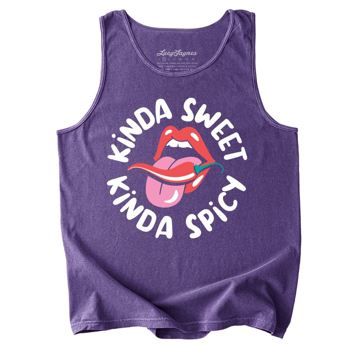 Kinda Sweet Kinda Spicy Comfort Colors Tank Top