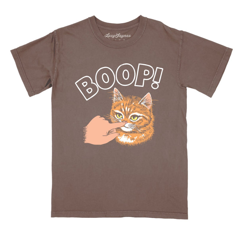 Kitty Boop Comfort Colors Graphic Tee - Espresso