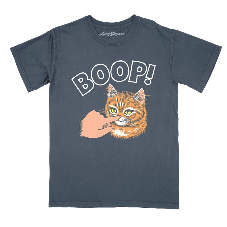 Kitty Boop Comfort Colors Graphic Tee - Denim