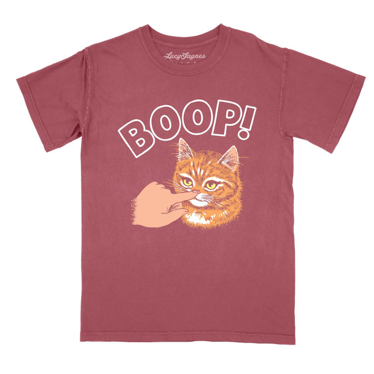 Kitty Boop Comfort Colors Graphic Tee - Brick