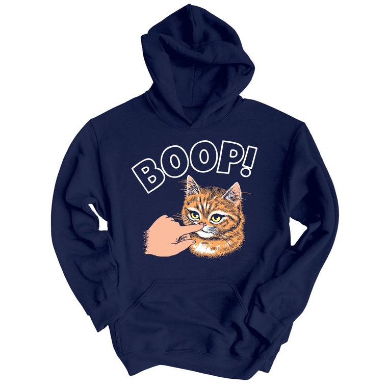 Kitty Boop Graphic Hoodie - Navy