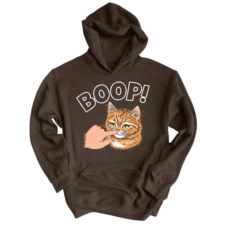 Kitty Boop Graphic Hoodie - Dark Chocolate