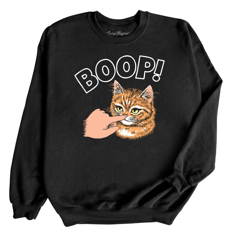 Kitty Boop Graphic Sweatshirt - Black