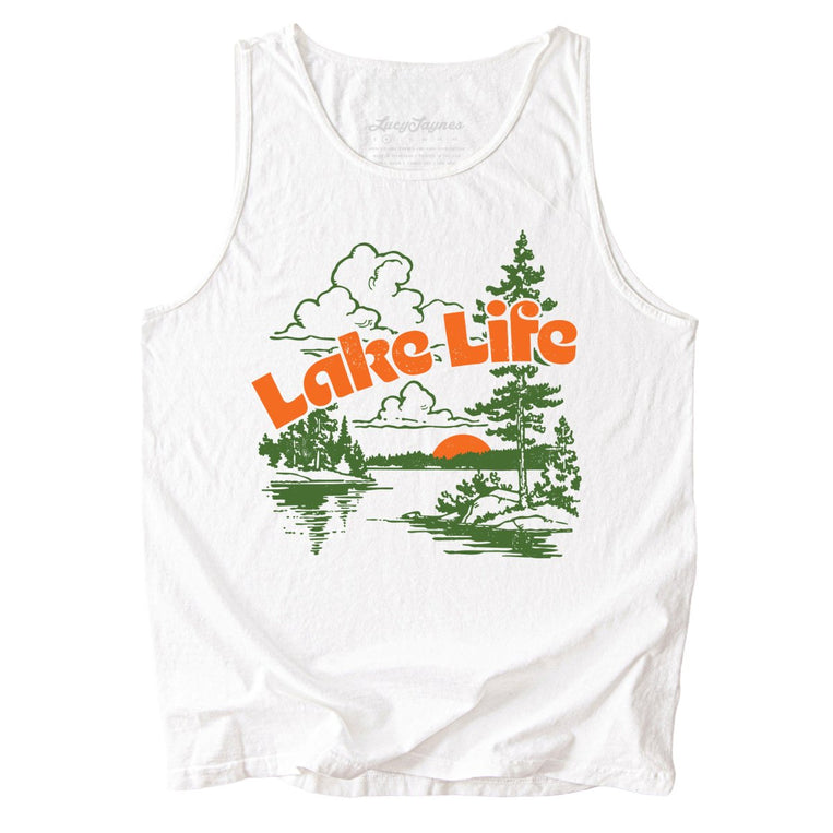 Lake Life Comfort Colors Graphic Tank Top