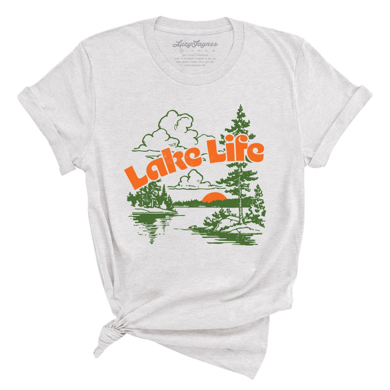 Lake Life Graphic Tee - Ash