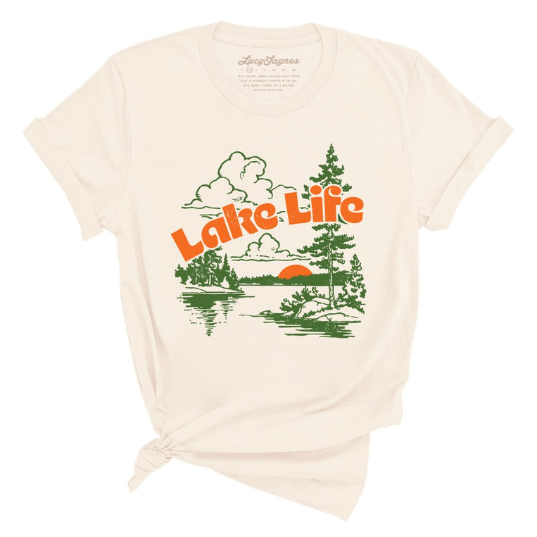 Lake Life Graphic Tee - Natural