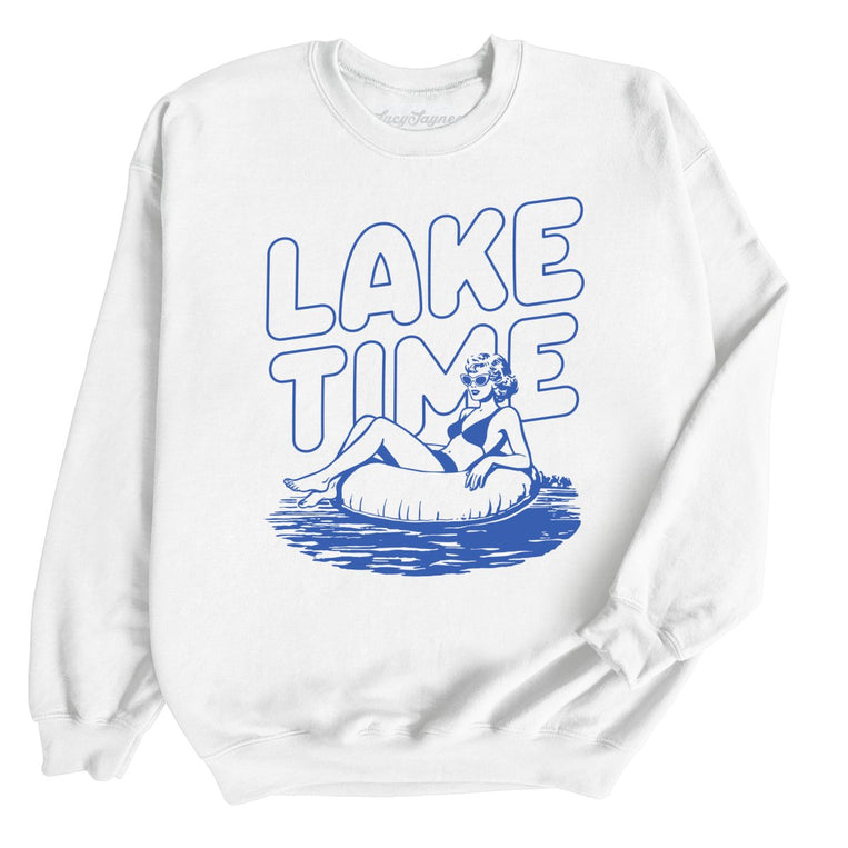 Lake Time Graphic Sweatshirt