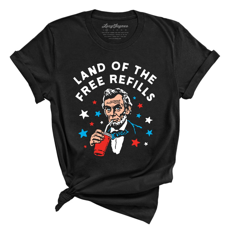 Land Of The Free Refills Graphic Tee
