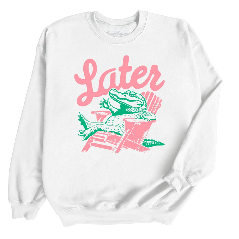 Later Alligator Graphic Sweatshirt