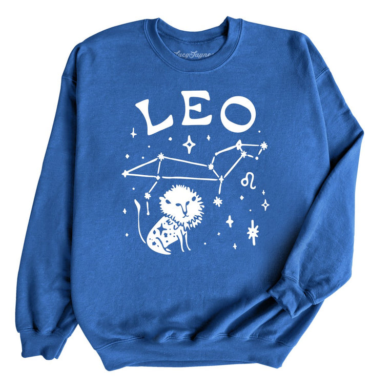 Leo Graphic Sweatshirt - Royal
